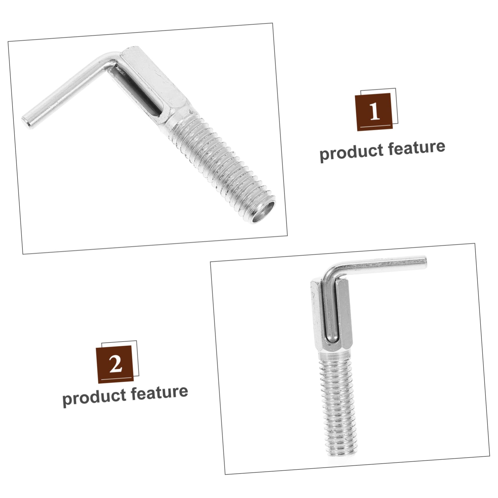 Beatifufu Plunger Pin Spring Pins Retractable Plungers Lock-out Retractable Spring Plunger Indexing Plunger Bolt Positioning Pin Lock Pins Spring-loaded Plunger Stainless Steel Silver