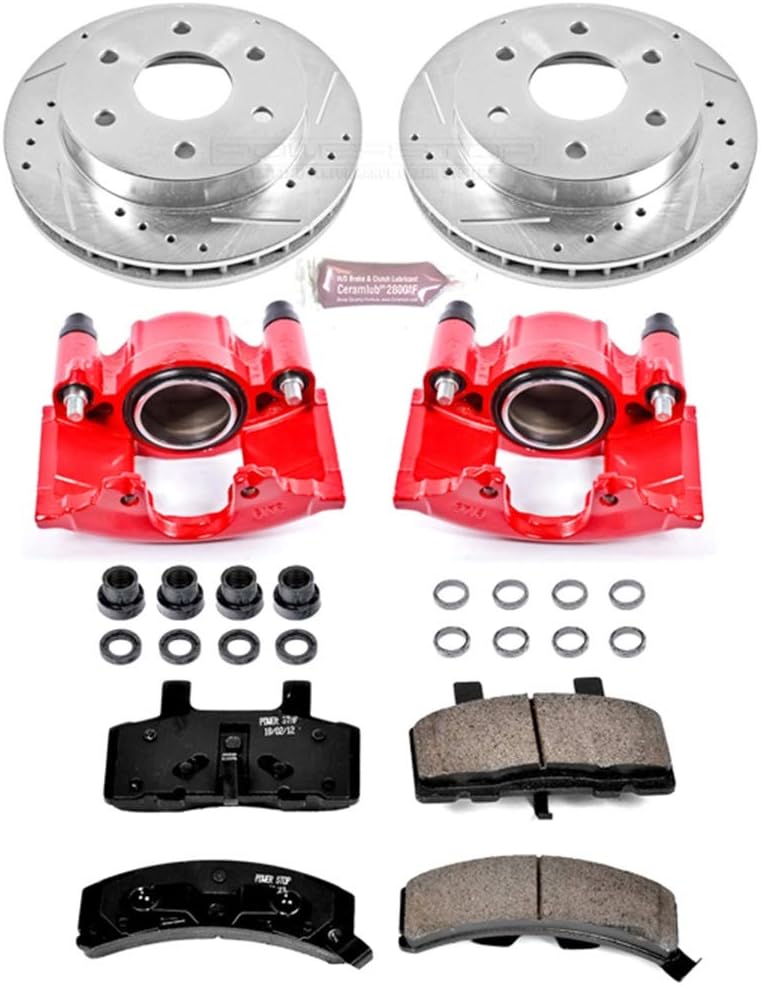 Bеѕt Quаlіtу 🔥 Power Stop KC1970 1-Click Performance Brake Kit with Caliper Uр Tо 60% оƒƒ Power Stop KC1970 1-Click Performance Brake Kit with Caliper