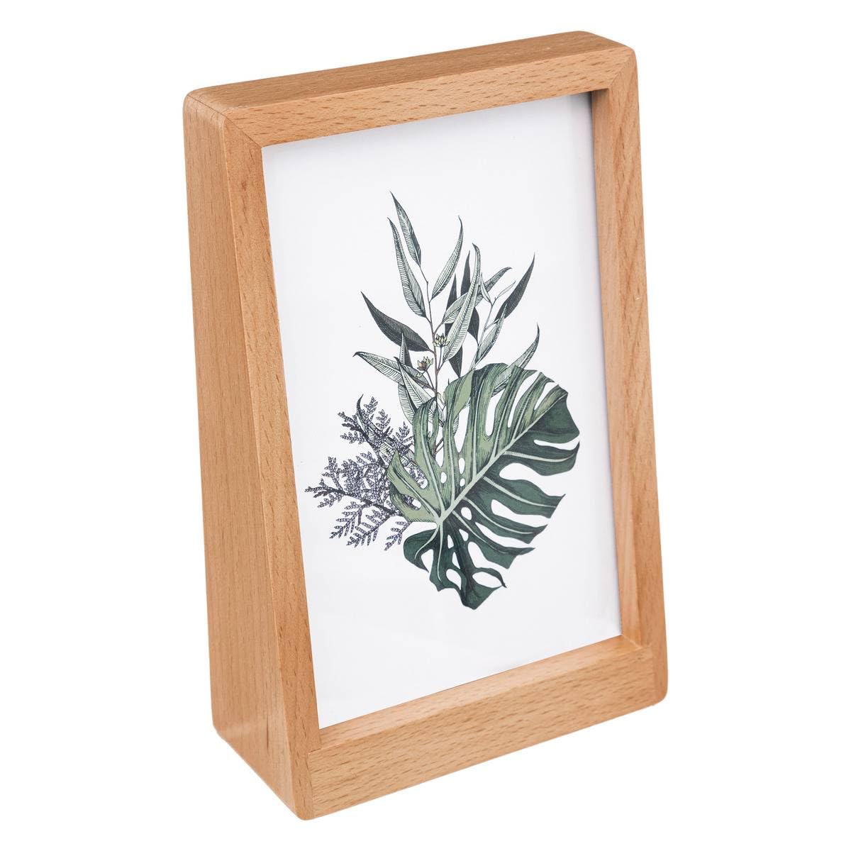 Atmosphera - Cadre photo Verti - hêtre et verre - 10x15 cm