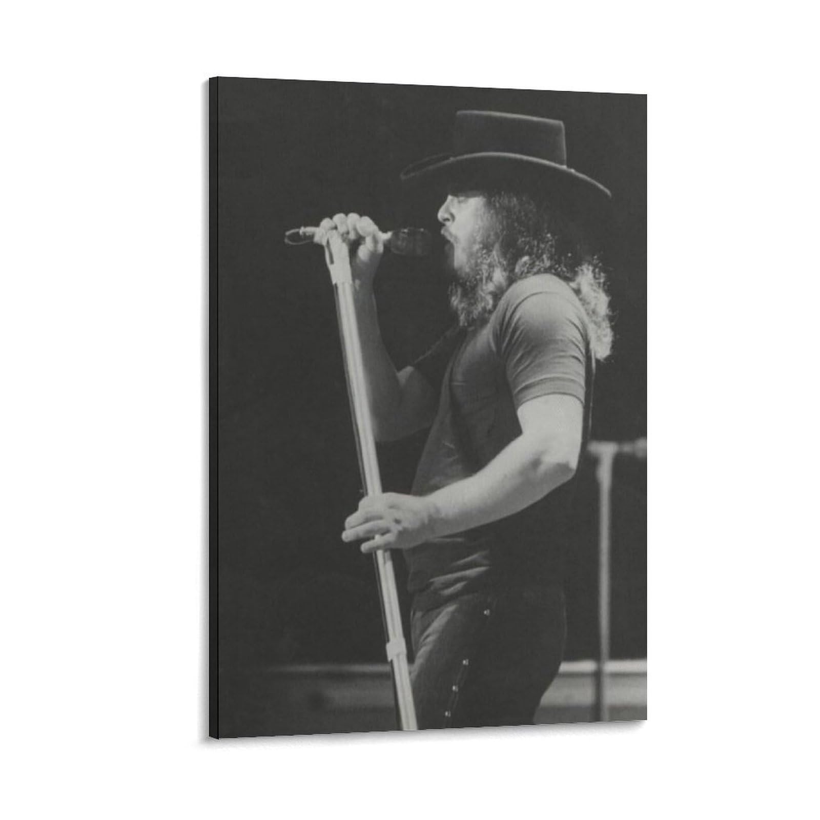 FCOIN Ronnie Van Zant Canvas Poster Wall Art Poster Prints Home Decor Picture Canvas Painting Posters 16x24inch(40x60cm)