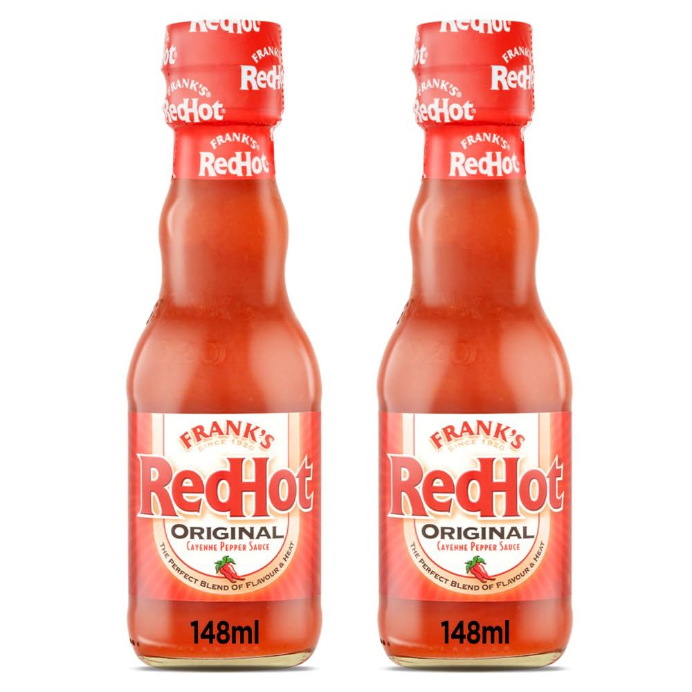 Franks Red Hot Original Pepper Sauce Salsa picante con cayena 2x 148ml