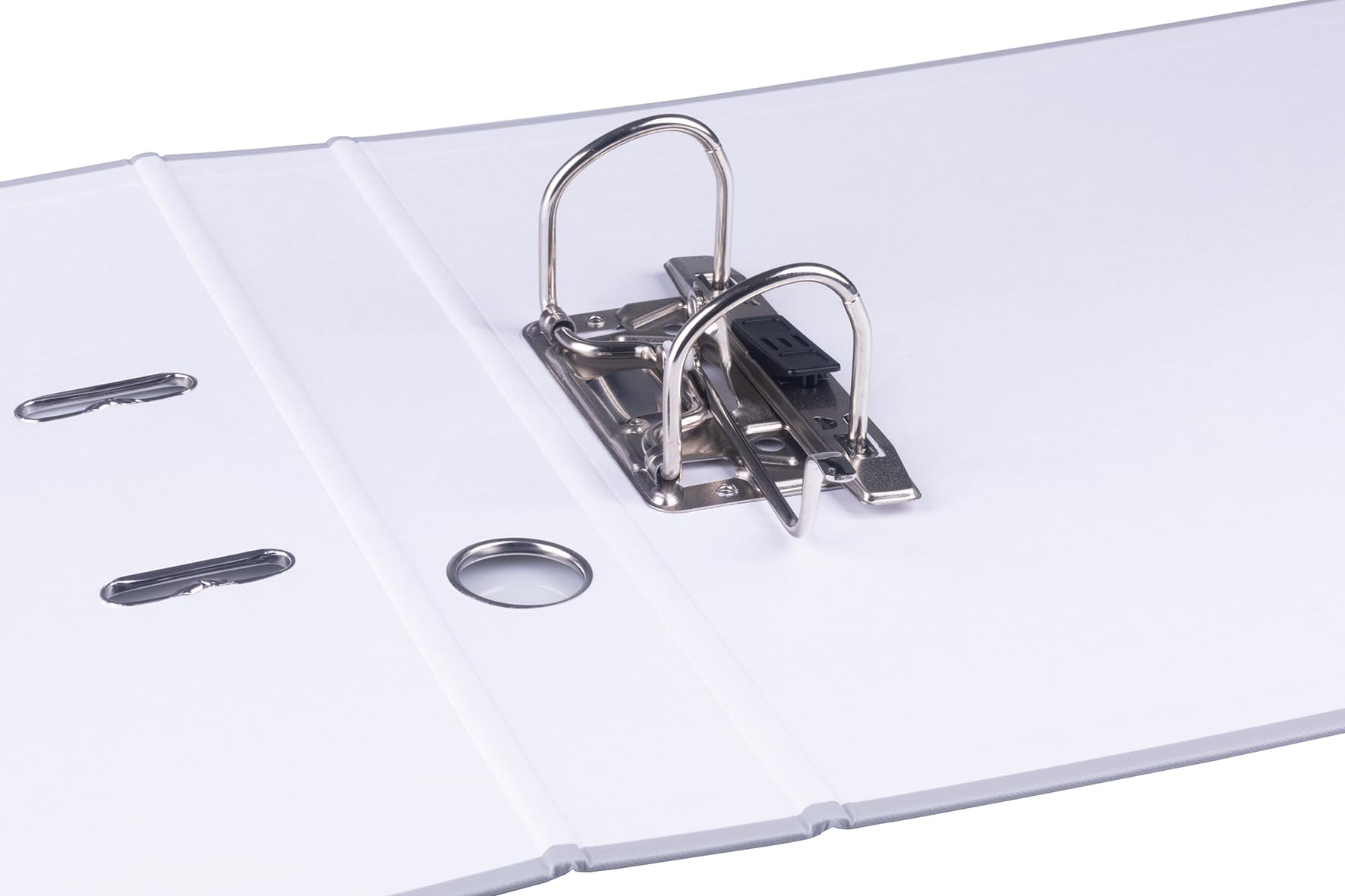 DONAU Master Binder Lever Arch segregator na dokumenty FSC Slim opakowanie 10 sztuk/DIN A4 / 7,5 cm / 10 sztuk/czarna plastikowa okładka PP/teczka z teczki papierowej segregator biurowy