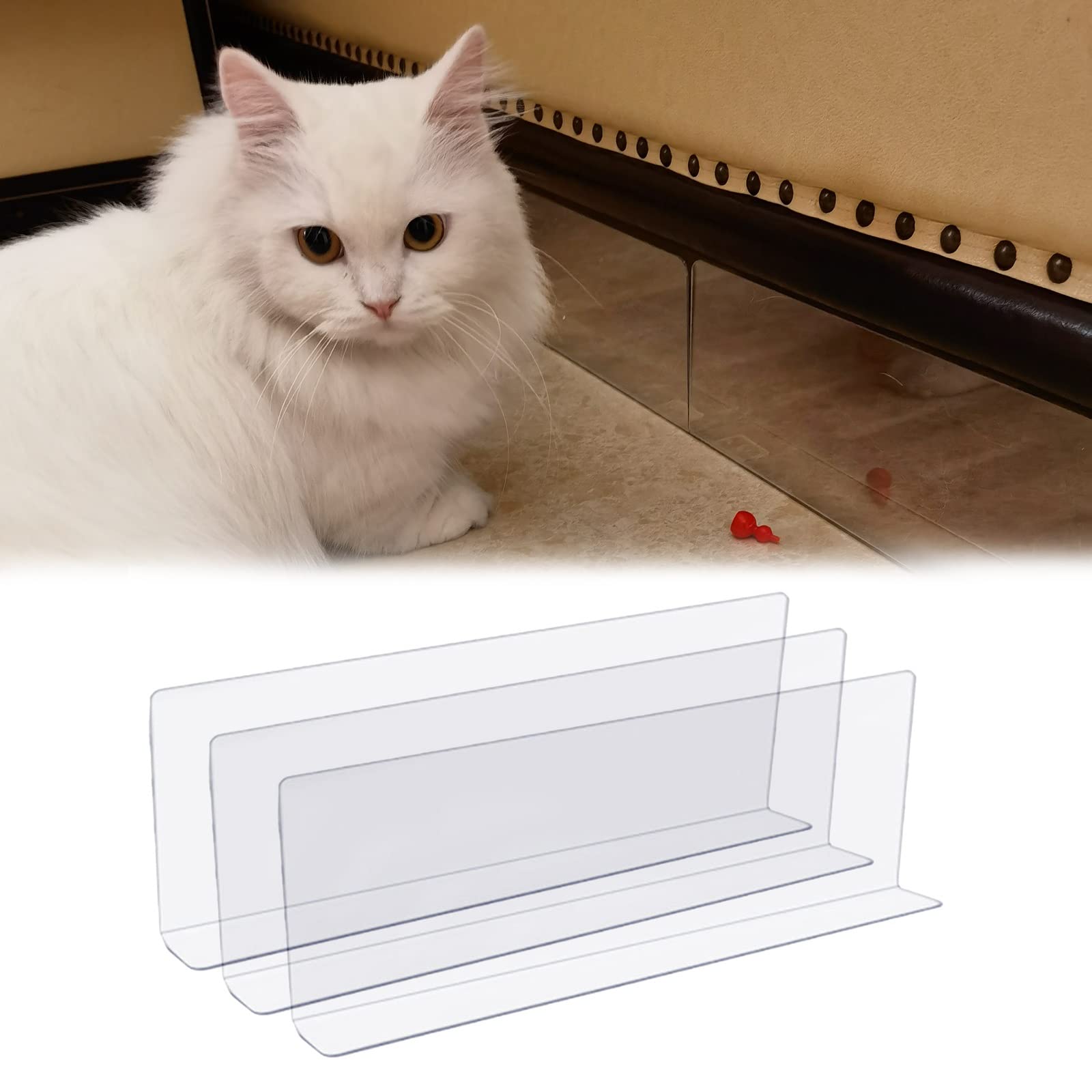 Blokada szczelin na kanapę dla zwierząt domowych 5 do 30 cm regulowany ochraniacz na sofę plastikowe stopery szczeliny łóżka z taśmą ochraniacz na meble do salonu (100 x 5 x 5 cm)