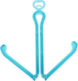KALLORY Folding Boot Shaper Inserts Stand up Holders Blue Pp Anti-creasing
