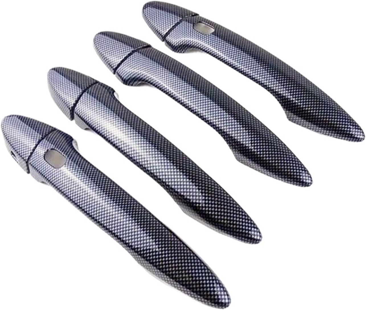 Carbon Fiber Car Parts Auto Body Kits Door Handle Cover Trim Compatible with Lexus IS250 IS350 ISF 2006-2013(Carbon Fiber)