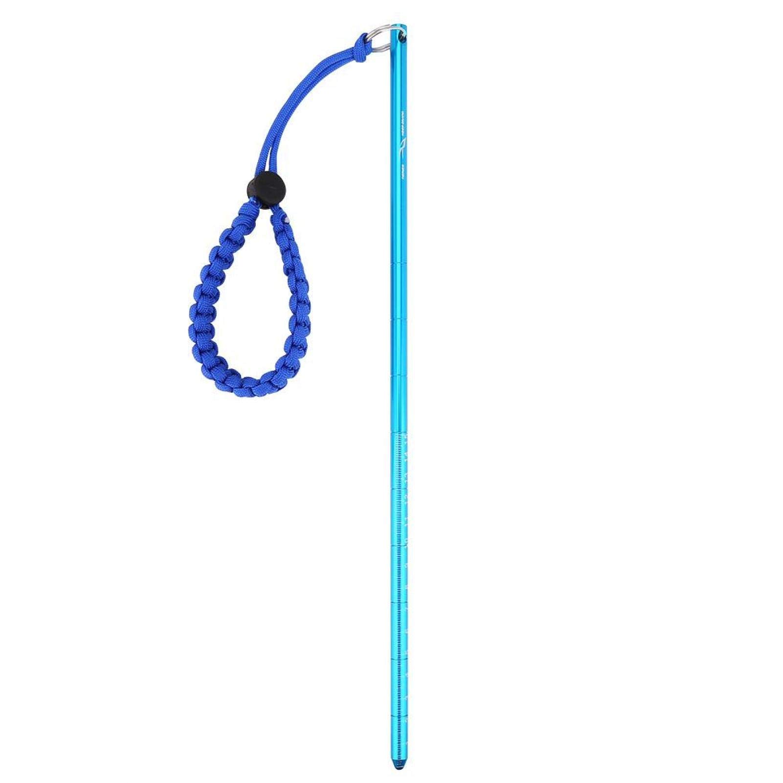 Alomejor Pointer Stick Rod Pointer Stick stop aluminium Scuba Diving Noise Maker Stick Rod Pointer z regulowanym nadgarstkiem (królewski niebieski)