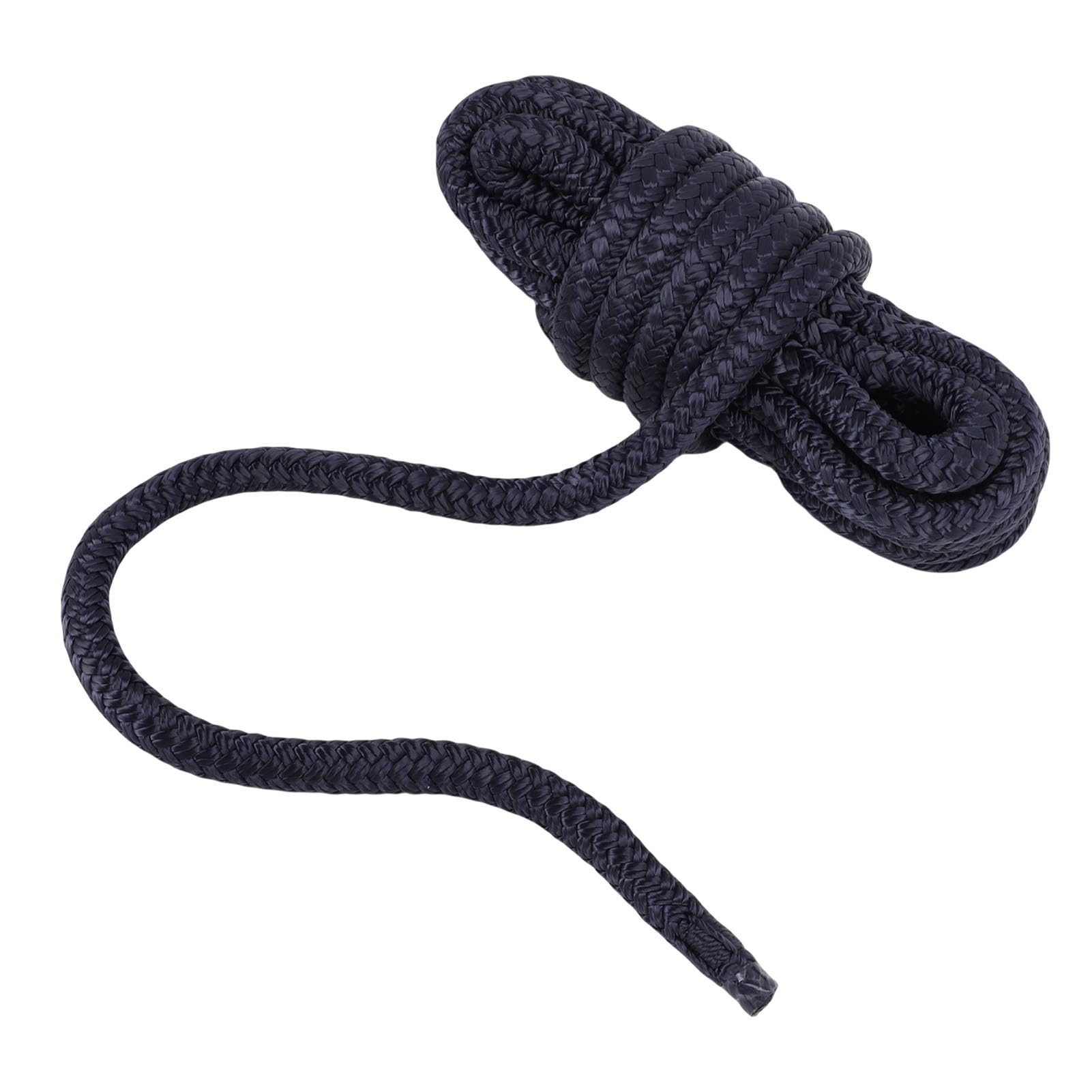 Cime di Ormeggio Marine, 1/2 Pollice, Nylon a Doppia Treccia, Corda di Attracco da 15 Piedi per la e l'Ormeggio (blu navy)