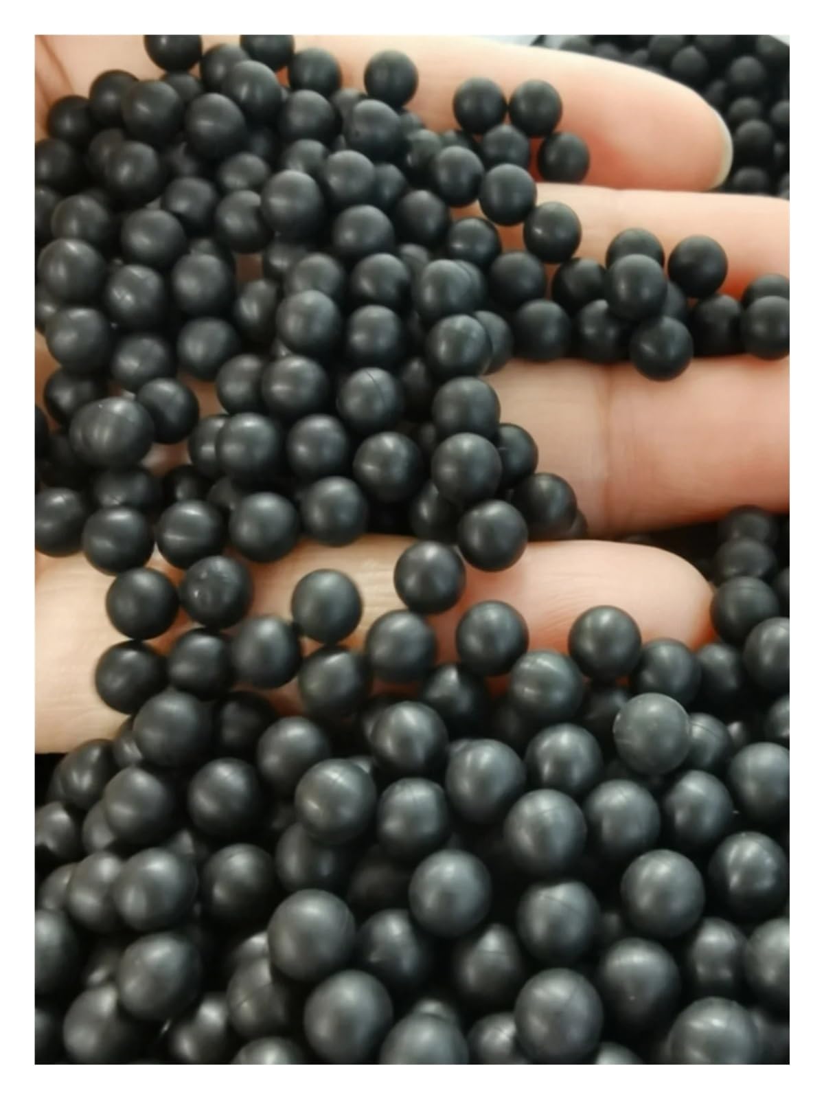 10/30/50/100 pezzi diam. 2 mm-30 mm sfera di gomma piena sfera di gomma vibrante sfera di gomma sfera elastica sfera di gomma resistente all'usura industriale(100PCS,15mm)
