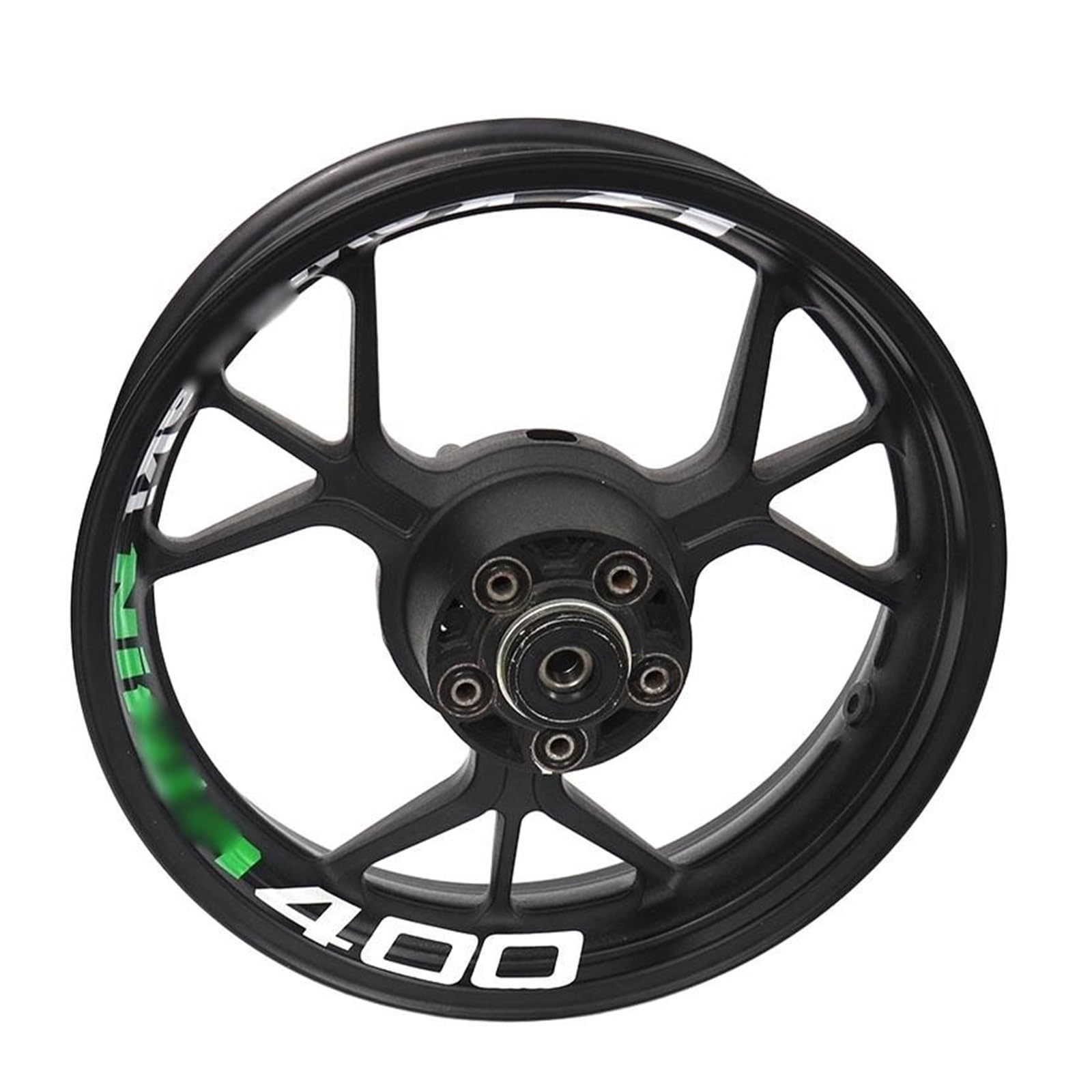 for for Ninja400 for NINJA400 Motorcycle Thick Rim Strips Reflective Stickers Wheel Decals(5)