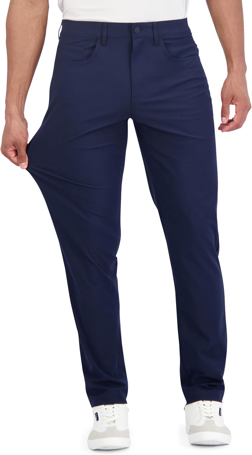 Ben Sherman Men's Performance Golf Pants – Four-Way Stretch, Quick-Dry, Wrinkle-Resistant Casual Pants, Deep Navy, 36 X 30 - Image 2