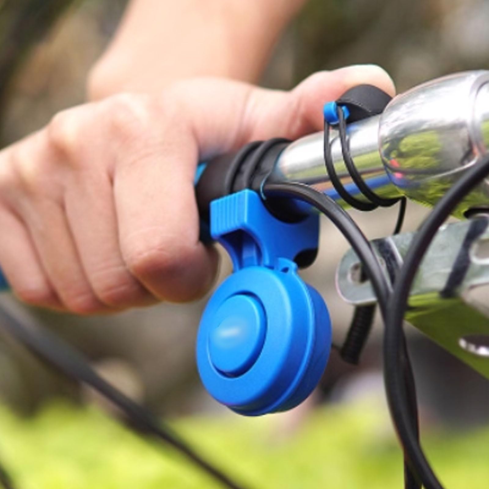 Sonnette de vélo en Plastique, klaxon électrique Rechargeable, Super Puissant, caché, Accessoires for équipement de Cyclisme