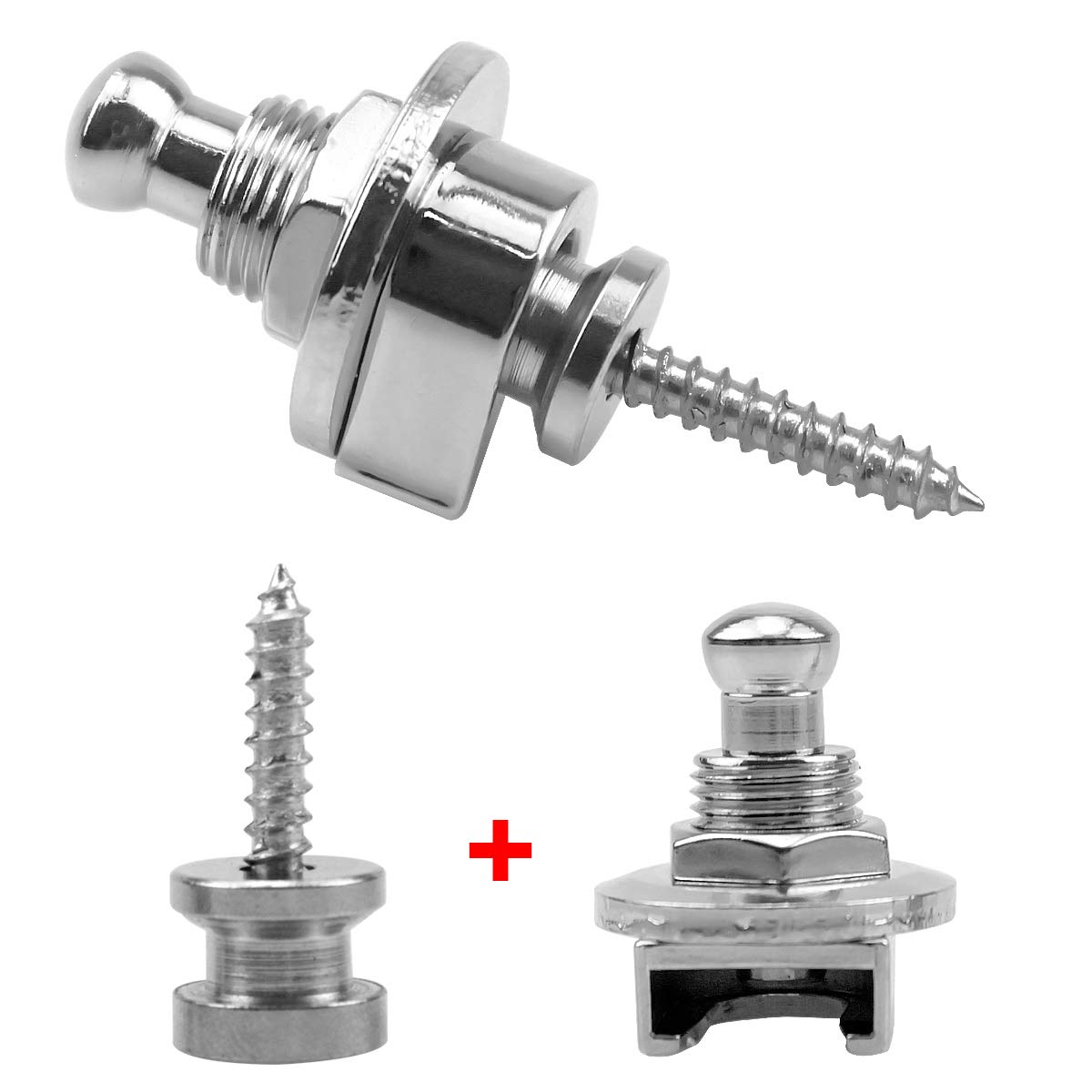 3 Serrature Per Cinghia Chitarra - Strap Lock Sicuri Per Chitarra Elettrica, Acustica E Basso - Foto 10