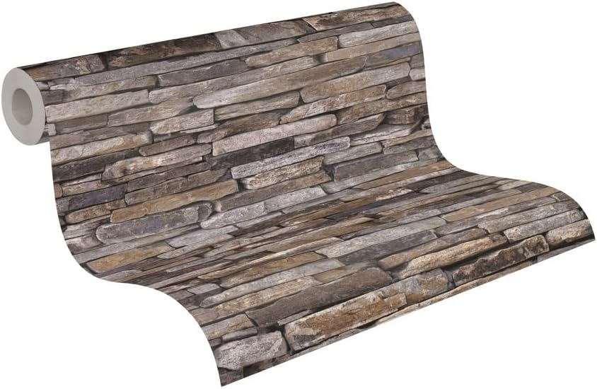 A.S. Creation 9142-17 Wood and Stone Natural Wallpaper