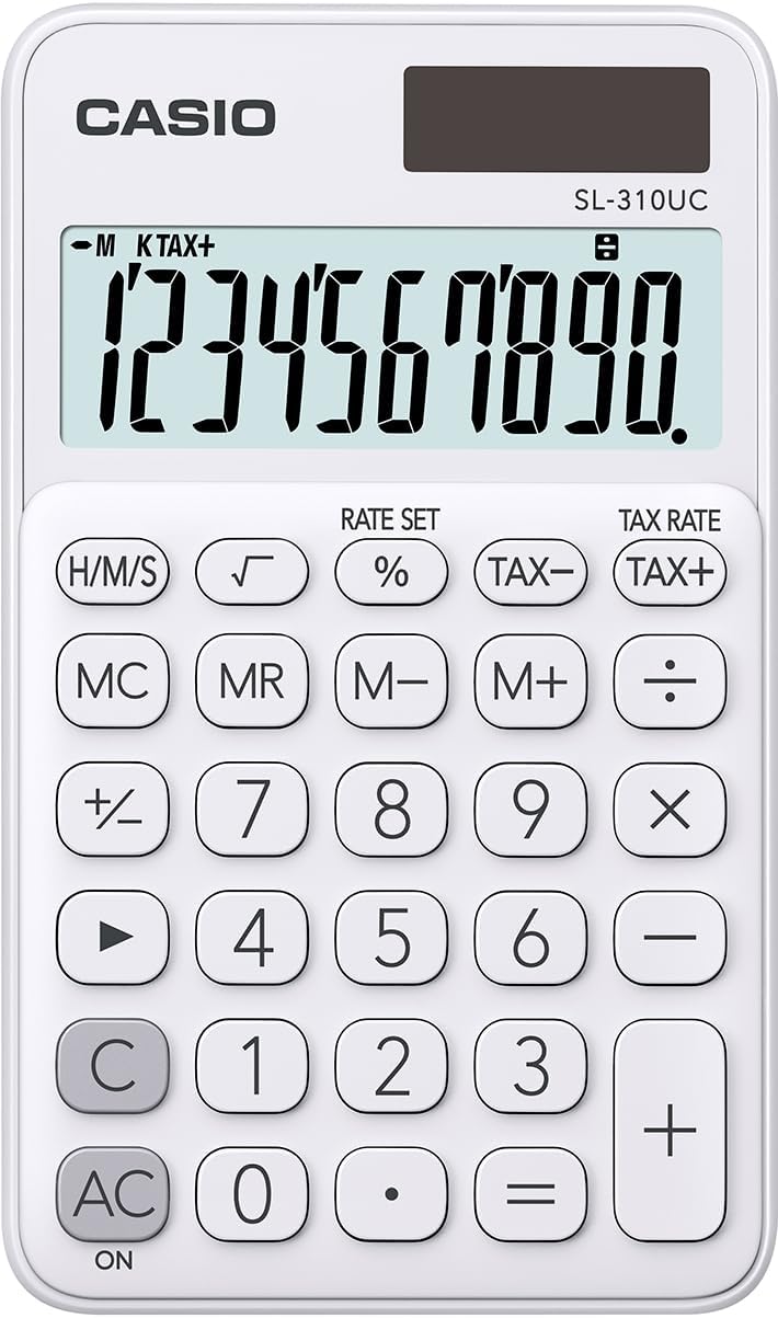 SL-310UC-WE Desktop Calculator Black