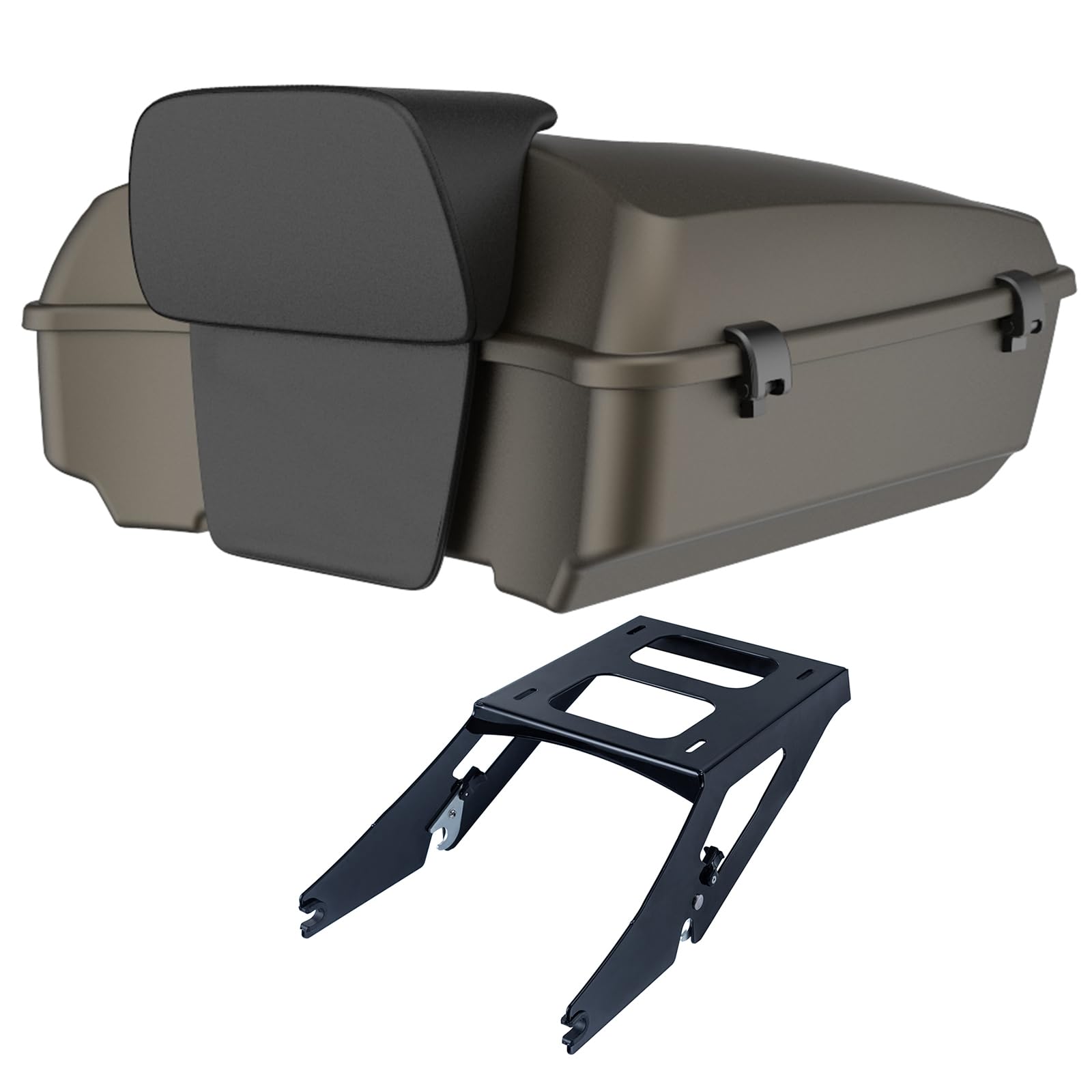 Amazon.com: Advanblack Tour Pack River Rock Gray Denim Chopped