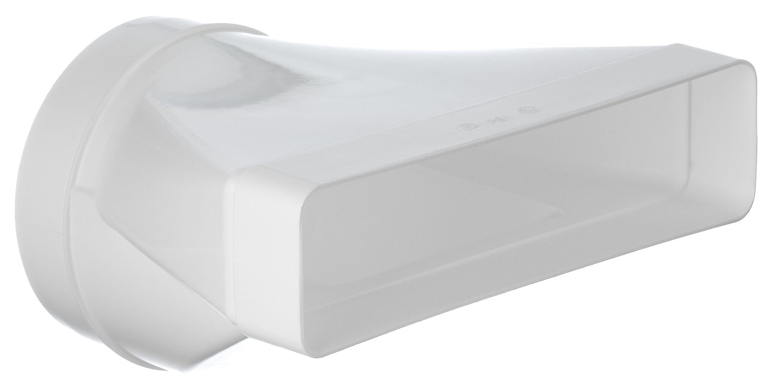 Vent Systems 220x90mm naar 220x55mm platte rechthoekige buisverbinder voor de buisverbinding. Ventilatiesysteem, verwarmen, koelen
