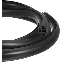 Flexible EPDM Rubber Strip 3.2 ft Long, 4/5"20mm Wide - Weather/Aging Resistant Concrete Expansion Joint Filler for Driveway/Sidewalks/Concrete Crack Repair/Replacement, Black