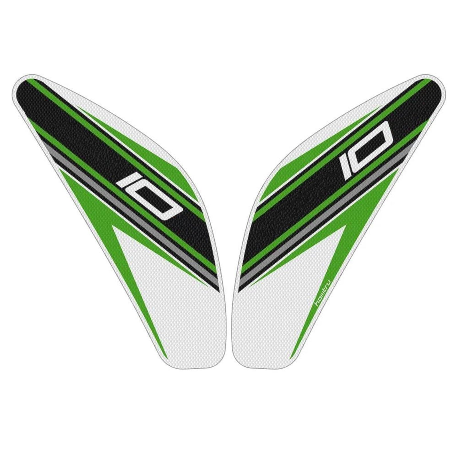 Motorcycle Side Tank Pad Protection Knee Grip Anti-Slip Sticker for Kawasaki ZX-10R ZX10R 2011-2022(Style 2)