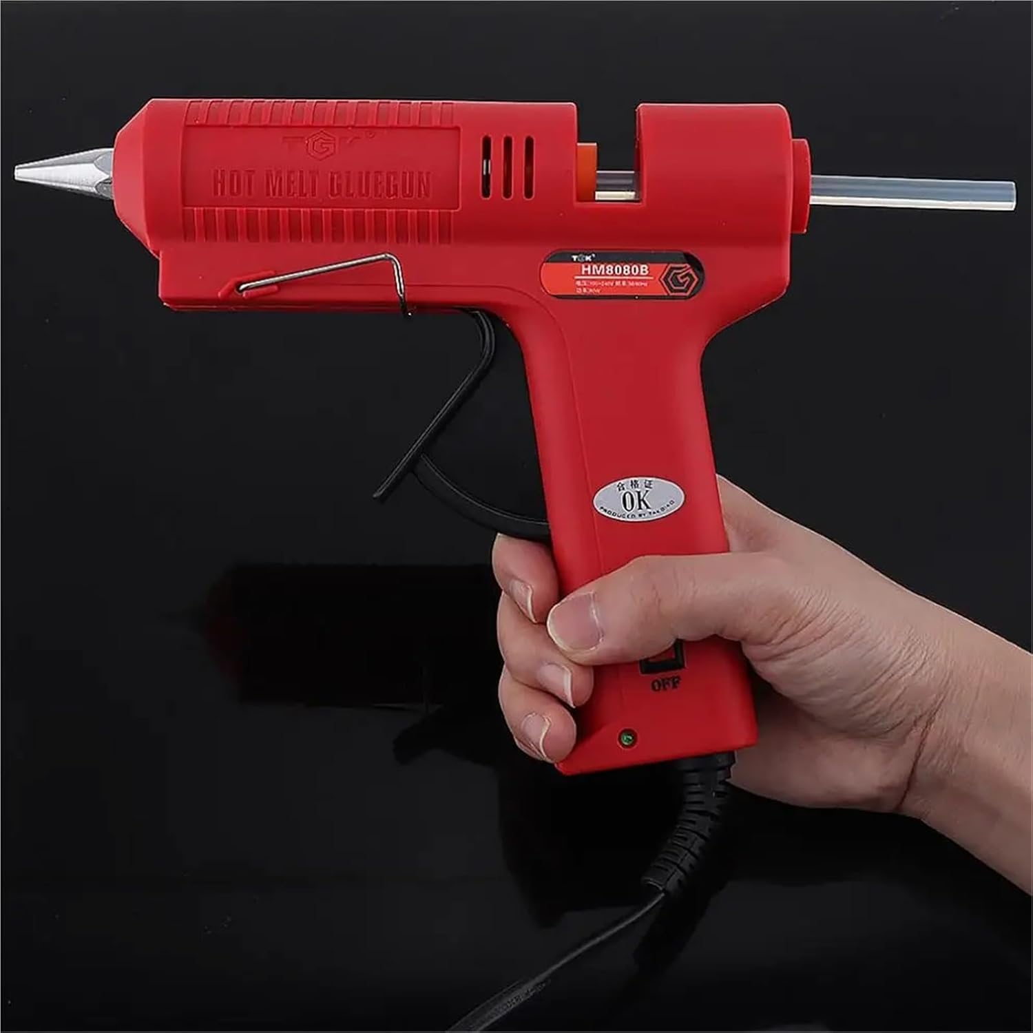 Hot Melt Glue Sticks 100pcs 7mmx190mm Hot Glue Stick Transparent Melt Adhesive Gun Silicone 7mm for Kitchen Faucets