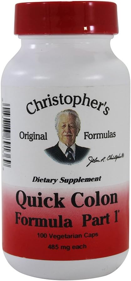 DR. CHRISTOPHER'S FORMULAS Quick Colon Part 1-475 mg - 100 Vegetarian Capsules