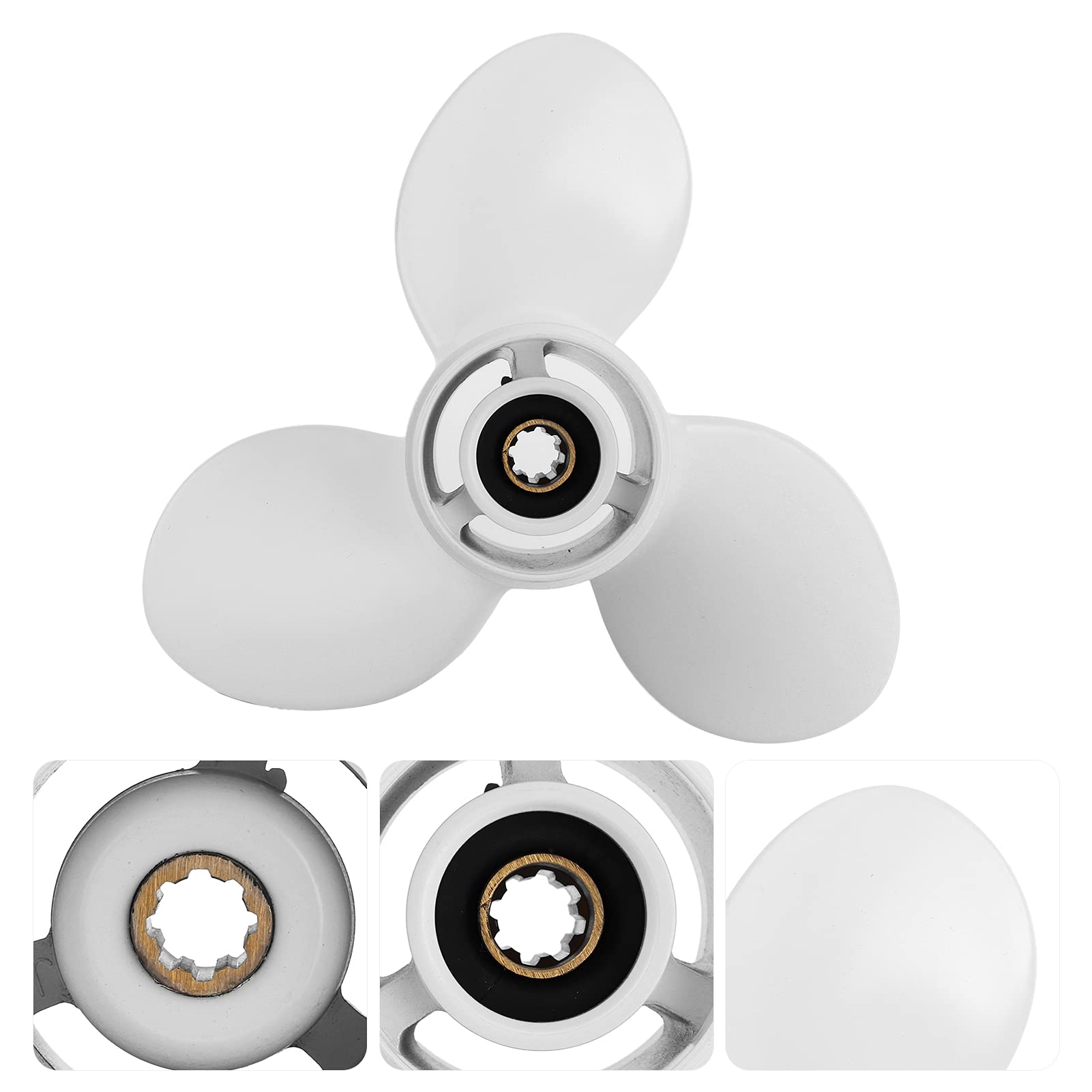 Hélice fueraborda para 9.9-15HP, 9 1 4 x 8 pulgadas, 3 palas