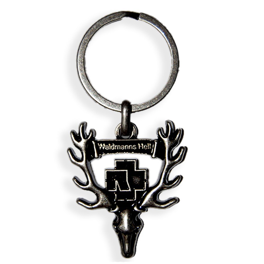 Rammstein Metallic Keyring Schlüsselanhänger Waidmanns Heil, Official Band Merchandise