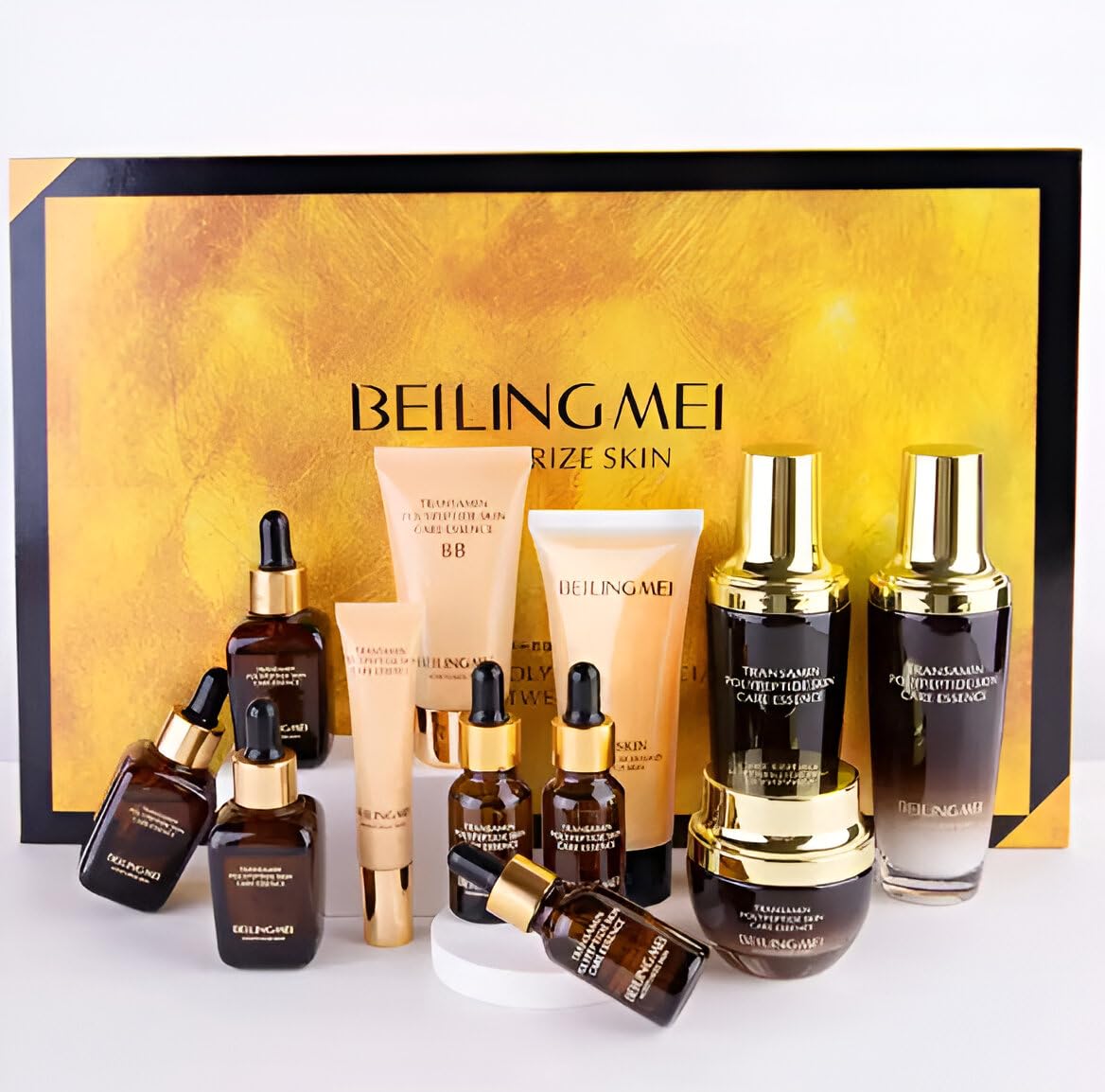 Koreanisches Routine-Set, 12 Produkte, koreanische Routine, koreanische Hautpflege, koreanische Gesichtskosmetik für alle Hauttypen, koreanische Hautpflege-Set