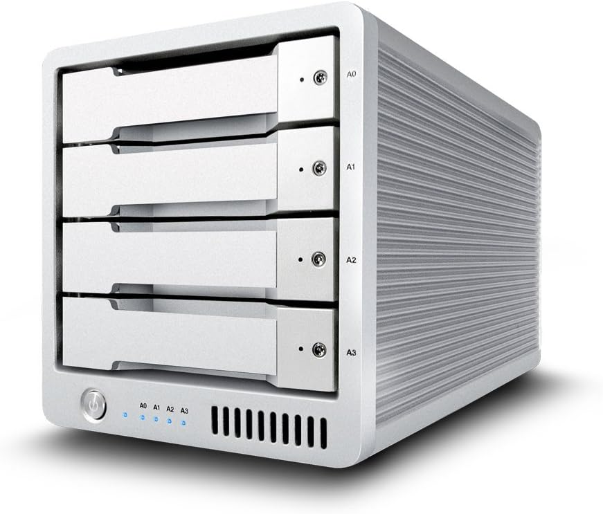 CalDigit T4 Thunderbolt 2 Professional RAID - RAID 0, 1, 5, JBOD(T4R-24000-US-150)