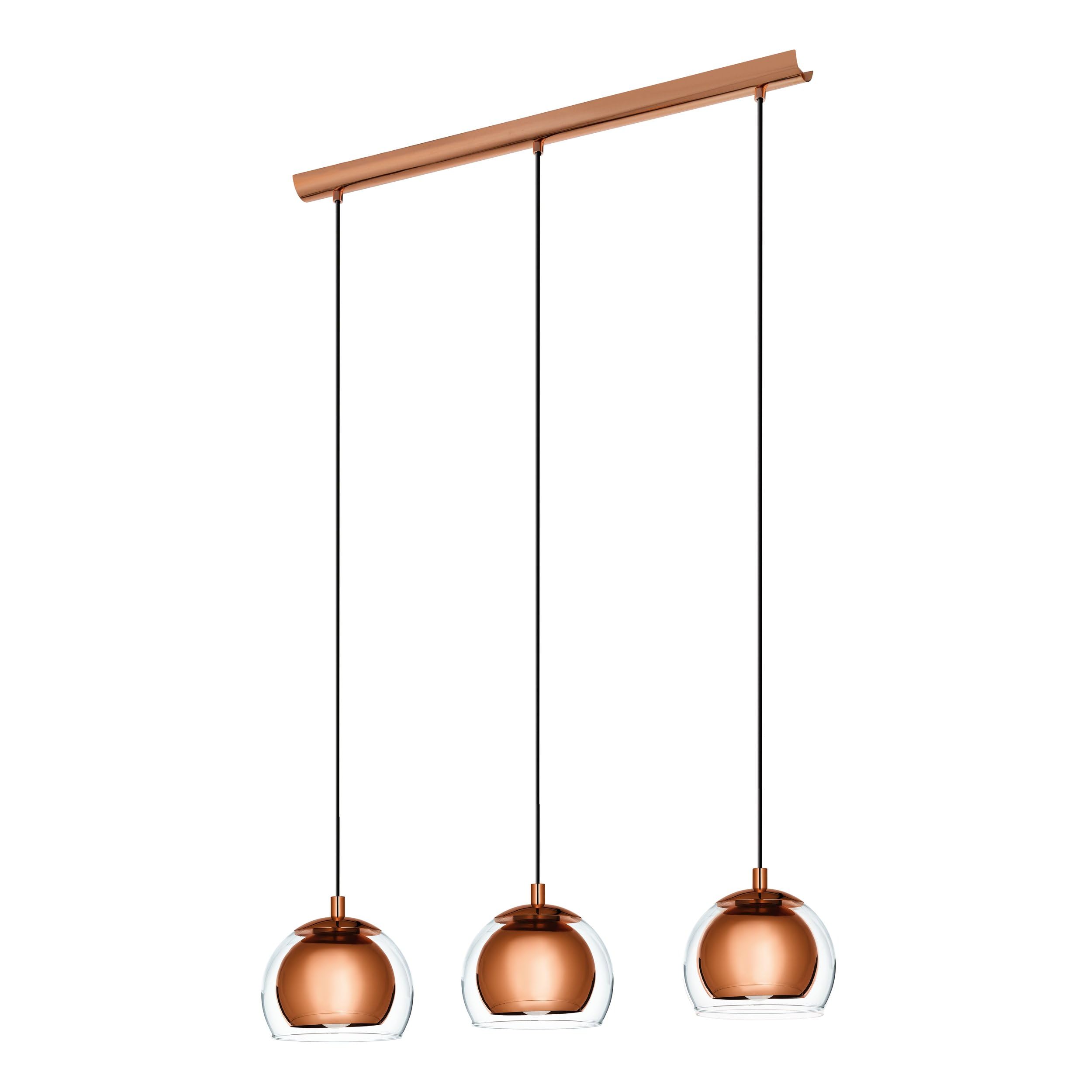 Eglo Ceiling Light Fitting Rocamar with 3 lampshades