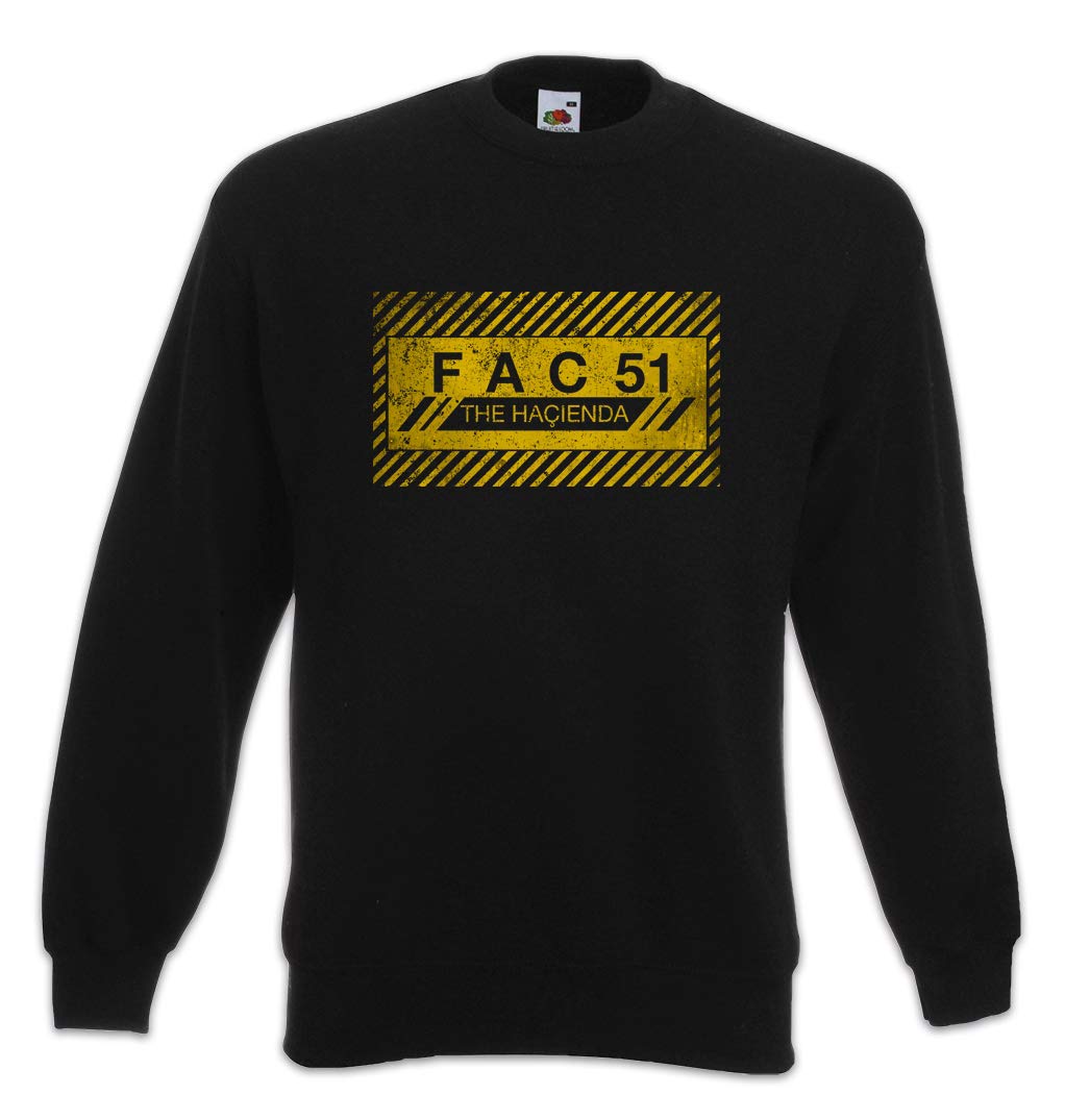Urban Backwoods Men's Black Fac 51 The Hacienda I Sweatshirt Pullover Size 2XL