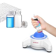 FOUR ES SCIENTIFIC Mini Vortex Mixer with 20 ML Scintillation Vials