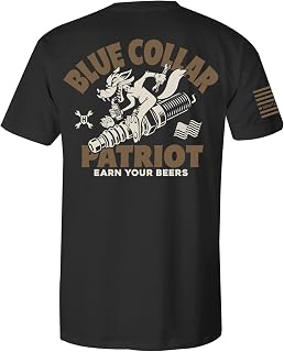 Clothing Men's T-Shirt, Cotton Blend Graphic Tee, Military Grunt