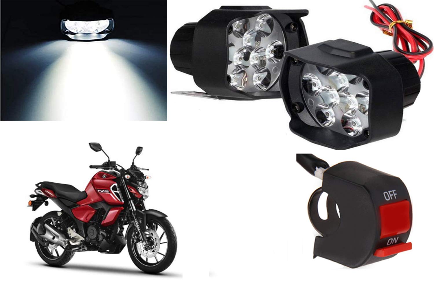 Head Lamp for Yamaha FZS-FI V3 BS6 
