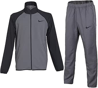 NIKE(ナイキ) Dri-FIT チーム ウーブン ジャケット × パンツ 上下セット メンズ S (身長155-176㎝ ウエスト73-79㎝) 国内正規品 800200-021×800202-021 ダークグレー
