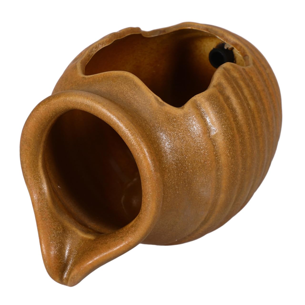 BESTOYARD Fontana a Cascata in Ceramica per Giardino Circolazione Acqua, Vaso Decorativo Stile Classico Multifunzionale per Acquari e Cortili Fai da Te