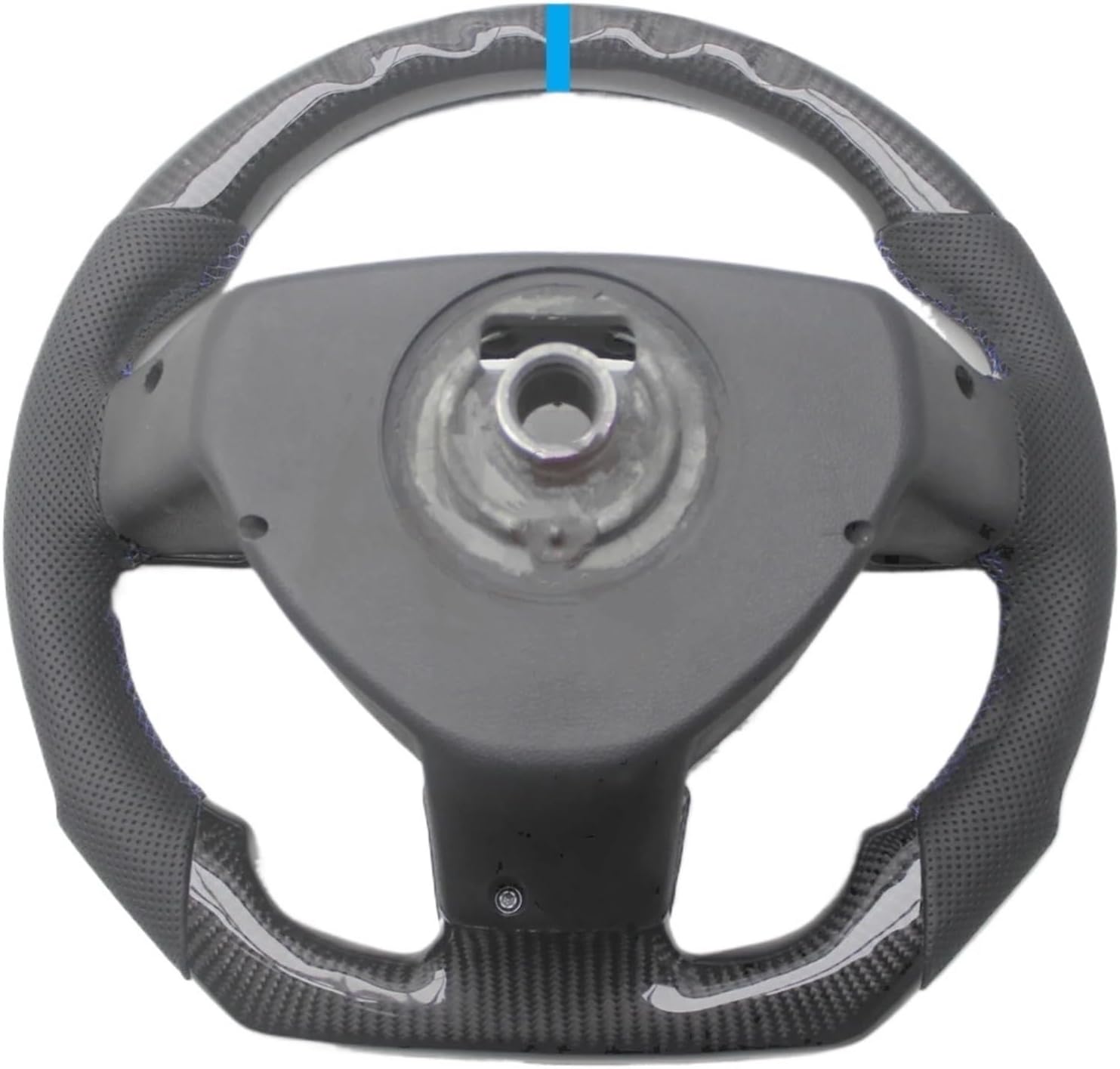 Replacement For Opel Astra H 2004-2010 Leather Carbon Fiber Steering Wheel Car Accessories
