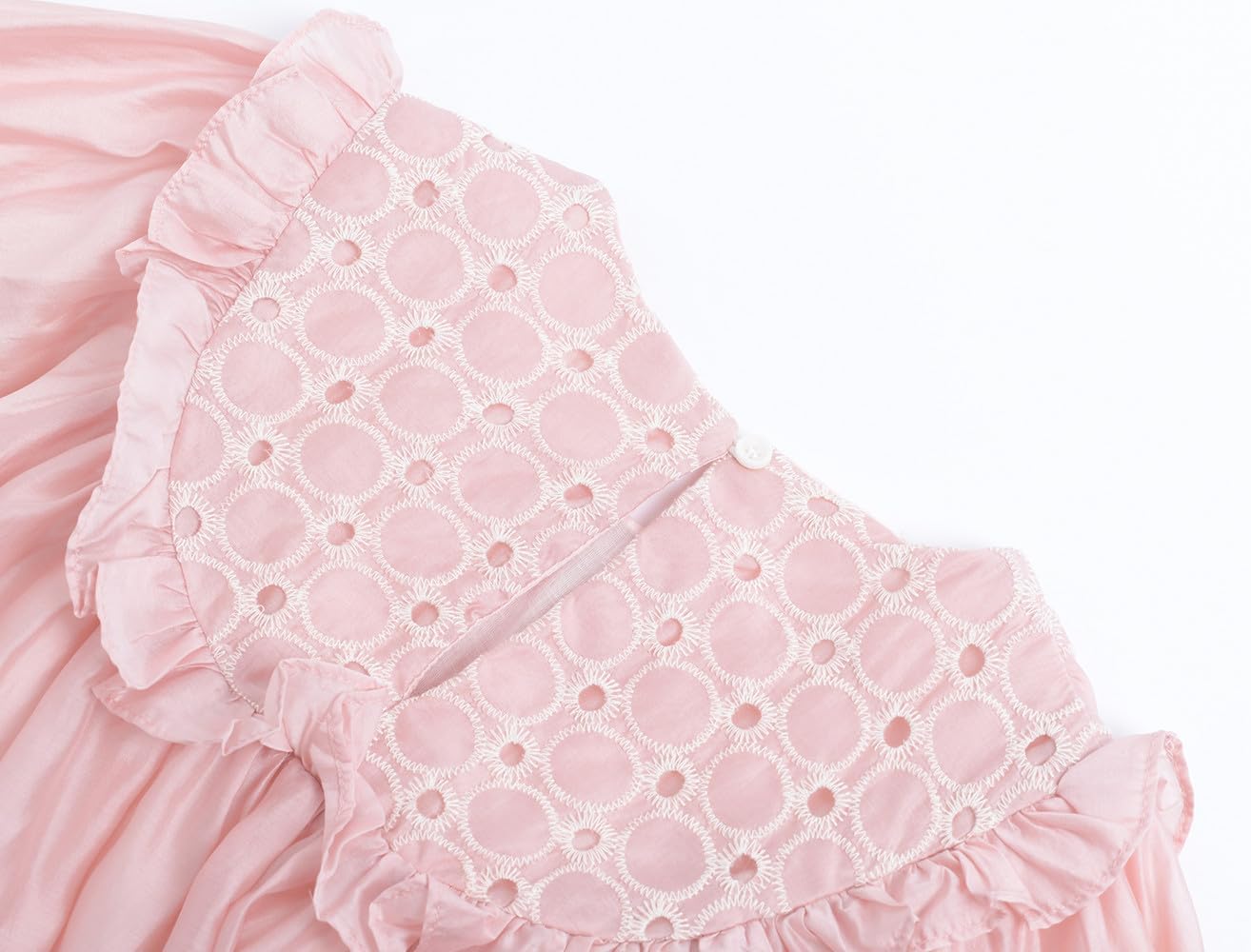 Mud Kingdom Girls Princess Dress Ruffle Collar Puff Sleeve Dresses - Image 4