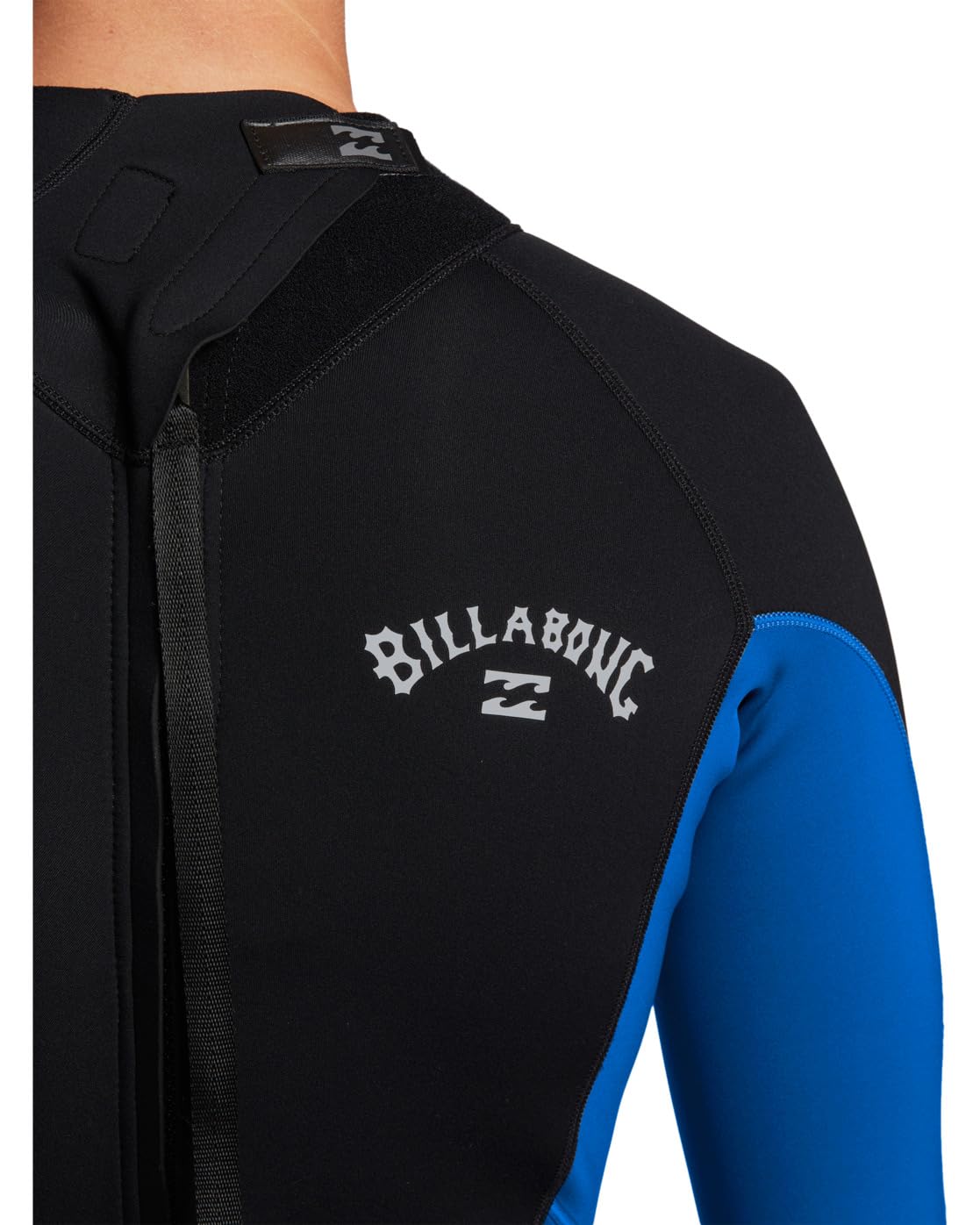 Billabong Męska folia 3/2 mm z zamkiem błyskawicznym z tyłu GBS kombinezon - średni niebieski - częściowo z recyklingu