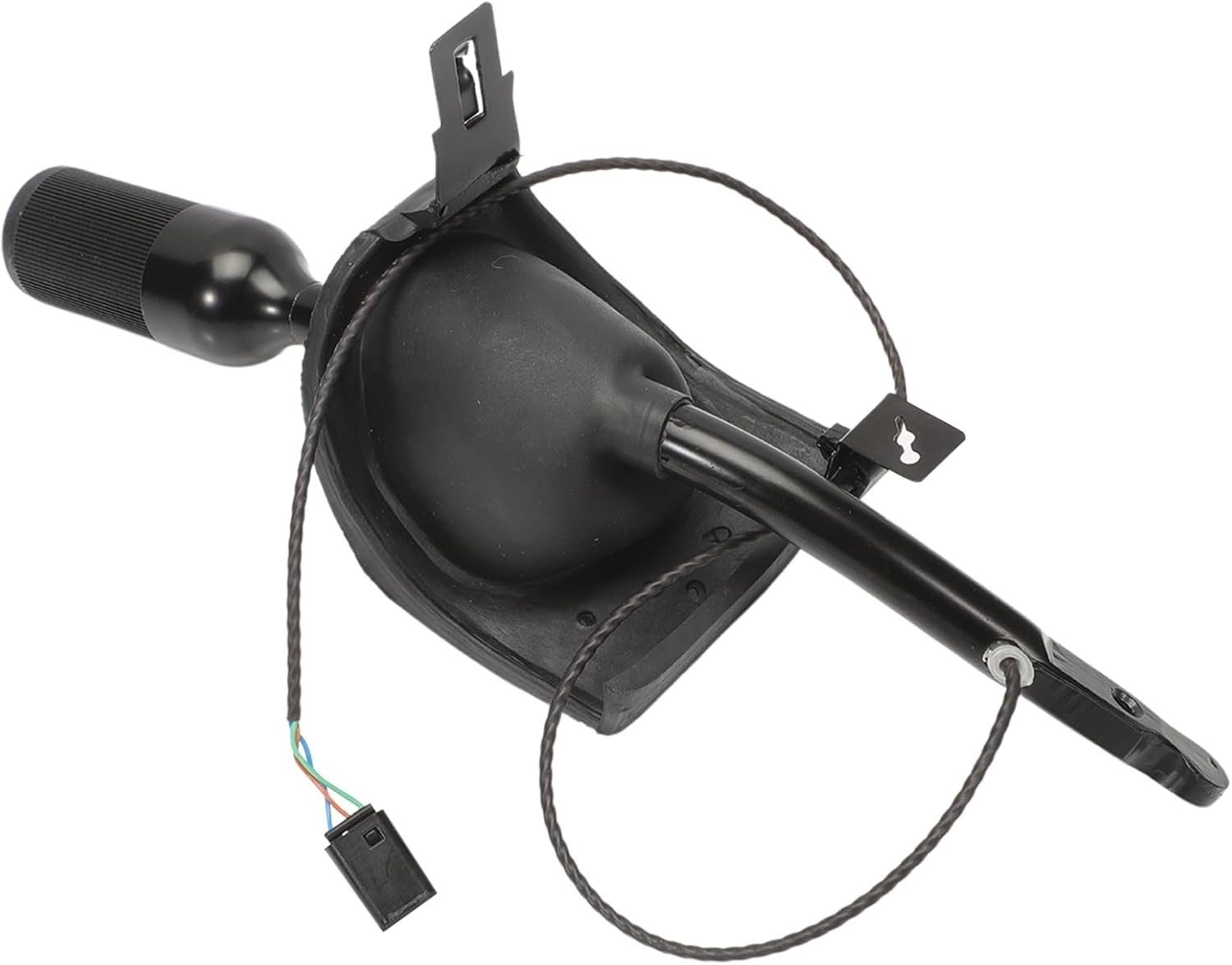 Automatic Transmission Steering Column Gear Shifter Lever with Overdrive Shift Button, Cap and Shifter Boot Fit for 1997-2005 F150 F250 F350 E150 E250 E350 Replace 5C3Z-7210-AAA