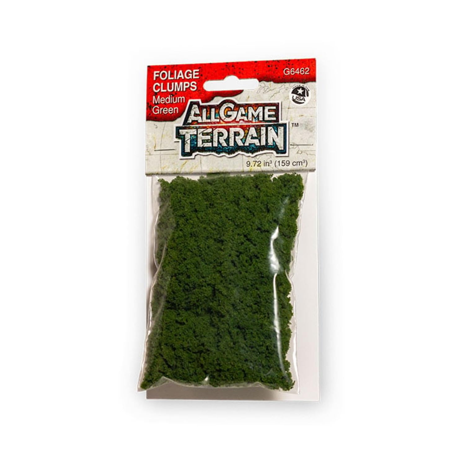 Woodland Scenics All Game Terrain 6462 Medium Green Foliage Clumps Wargaming Miniature Base etc