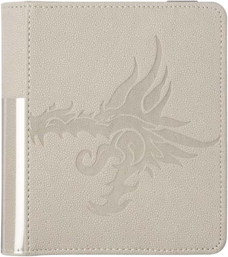 Dragon Shield Card Codex – Card Codex 80: Ashen White - MTG Card Sleeves are Smooth & Tough - Compatible with Pokemon & Magic The Gathering Cards