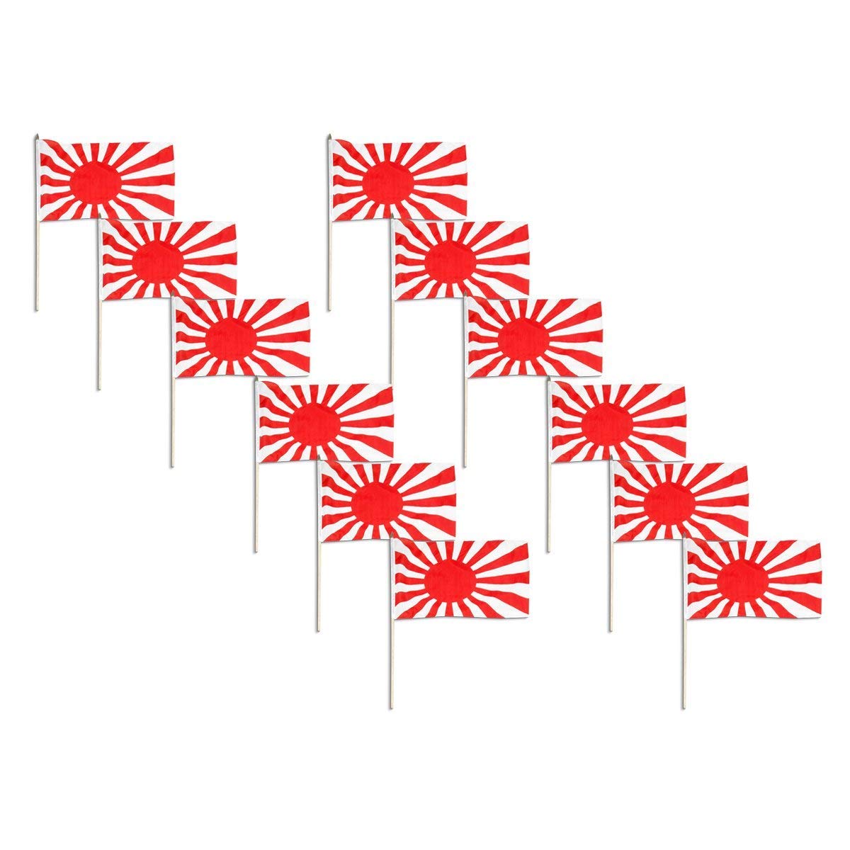 Online Stores Japan Rising Sun Flag 12 x 18 inch - 12 PK : Amazon