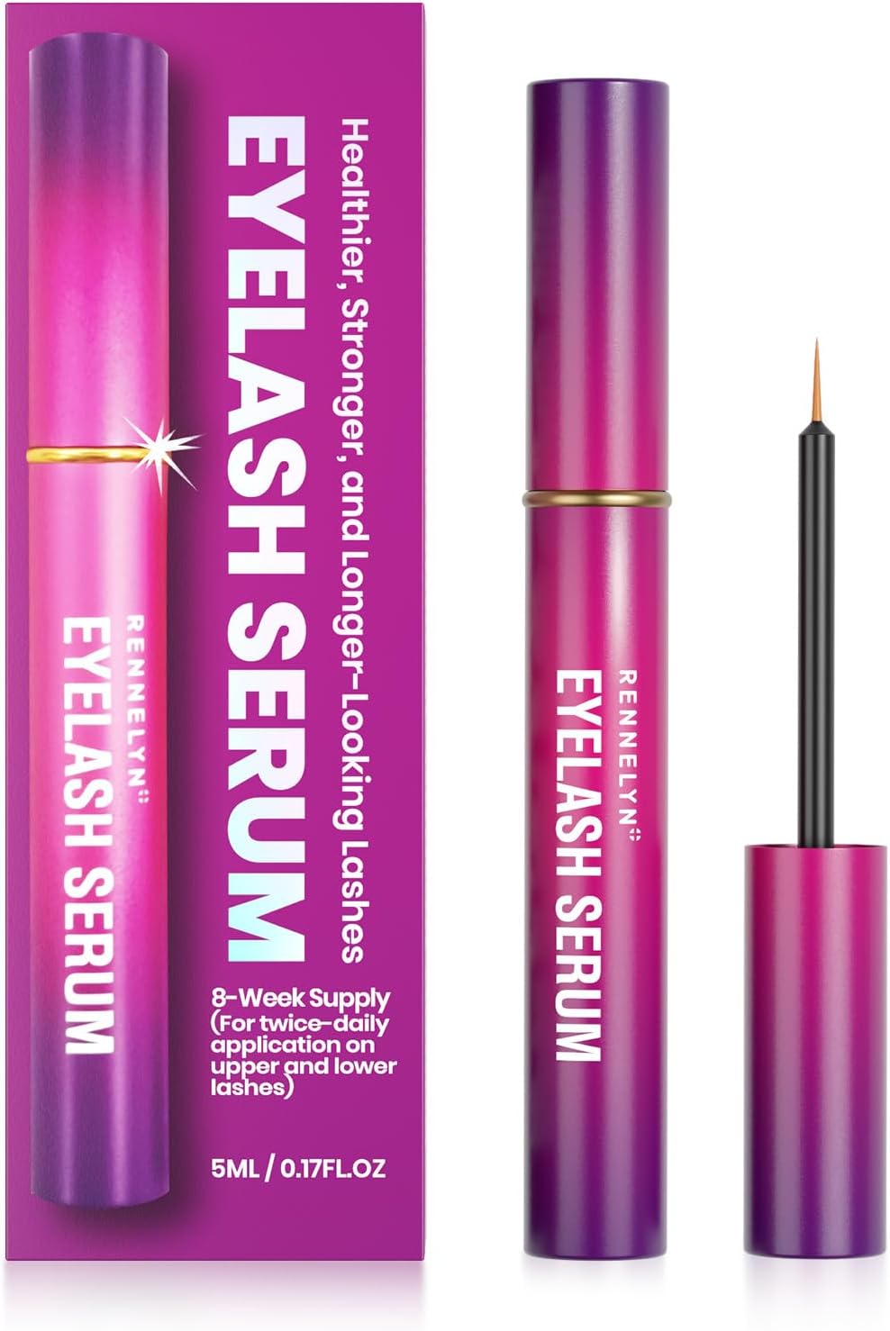 Eyelash Serum Lash Growth Enhancer: Advanced Natural Formula (Orchid, 5 ML)