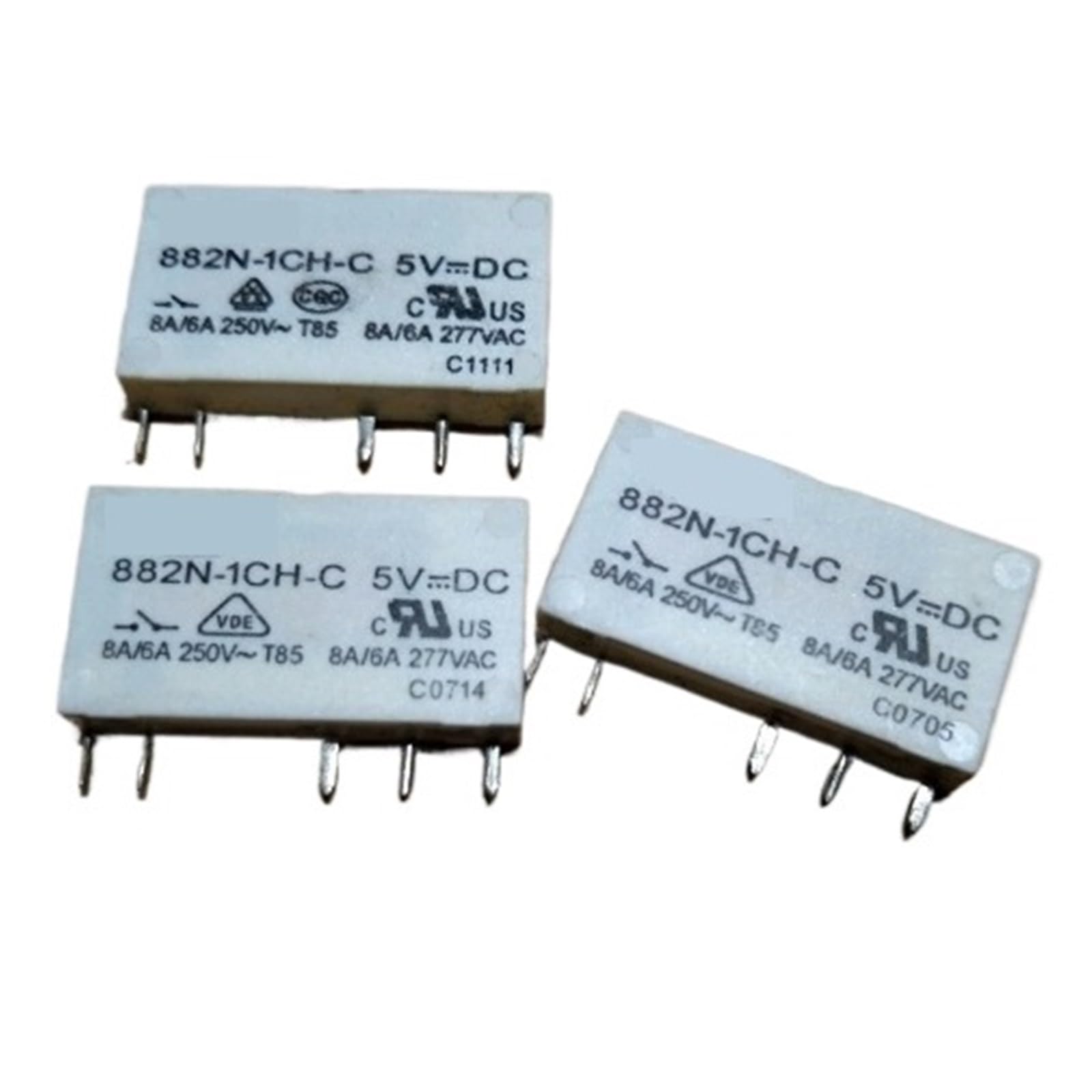 Relais de puissance 882N-1CH-C-24VDC pour stopper les pannes de commutation de 8A