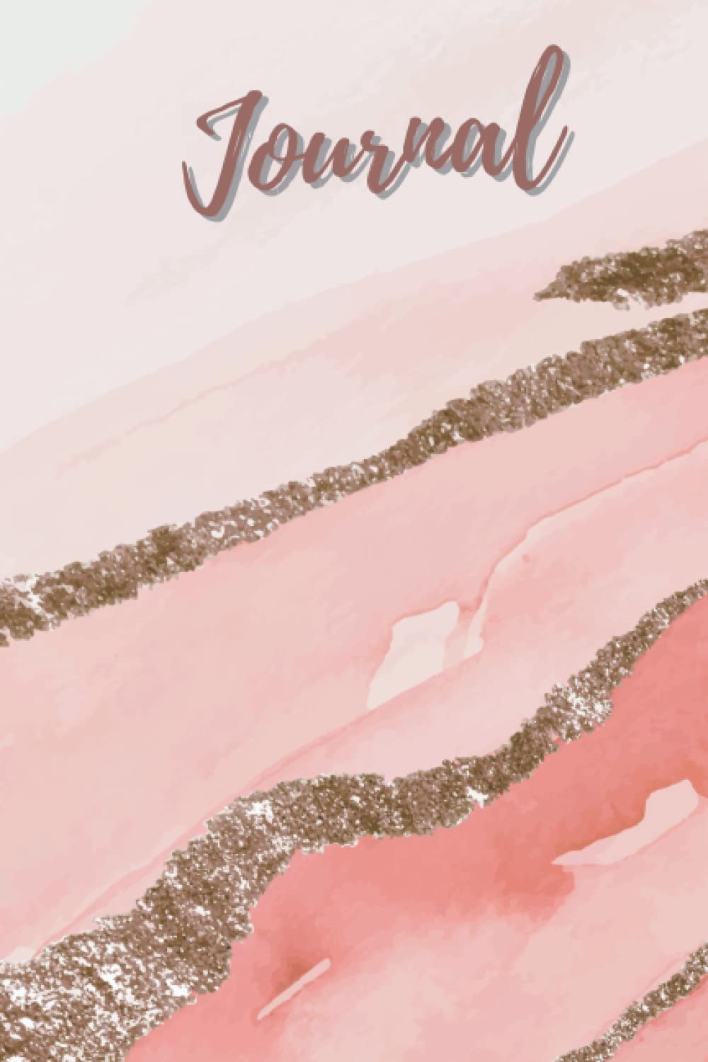 Independently published Journal: Shimmering Pink Watercolor