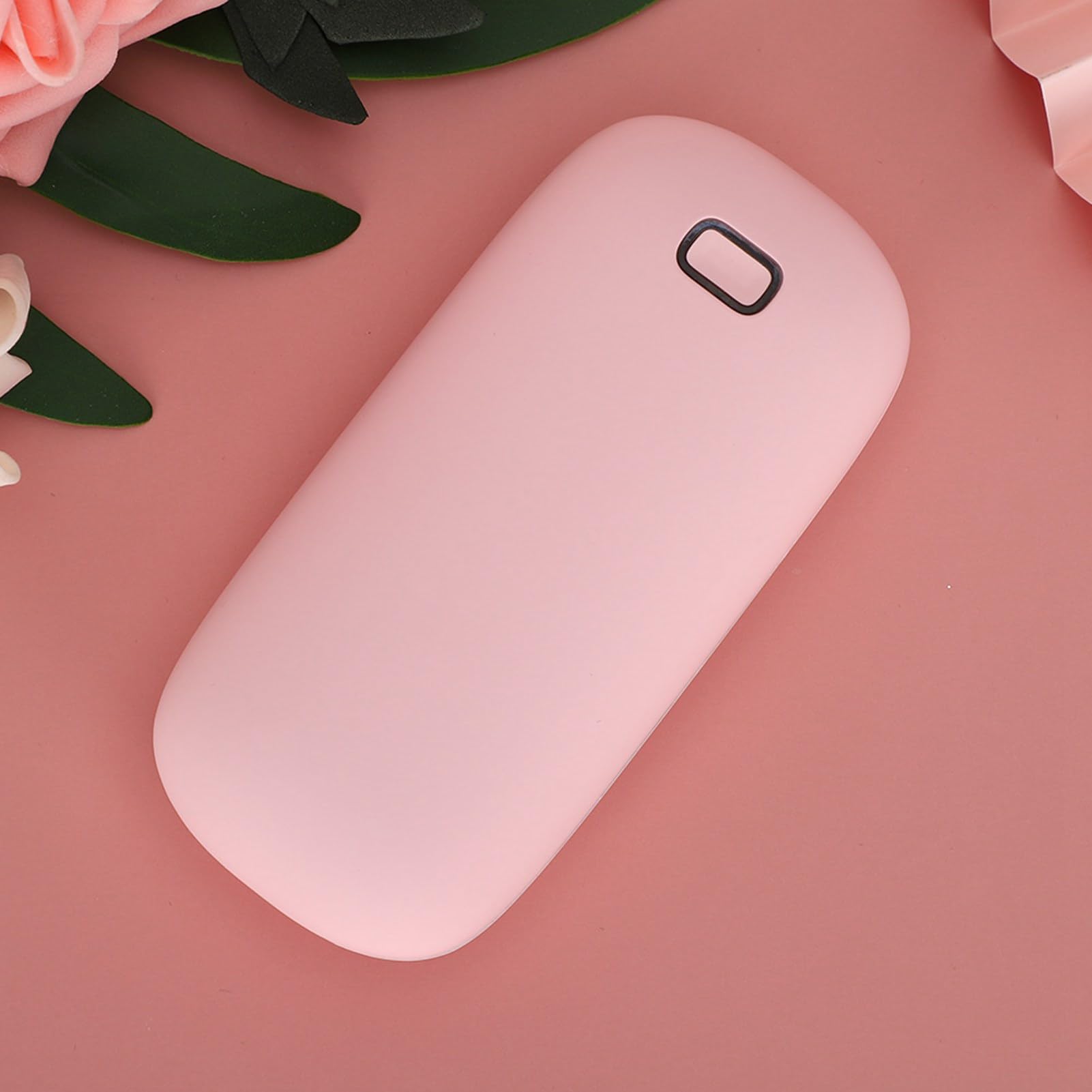 Mini scaldamani elettrico termostatico portatile con ricarica USB su entrambi i lati, scaldamani ricaricabile per ufficio, casa, uso esterno, calore di 4 ore con corpo in ABS morbido al tatto