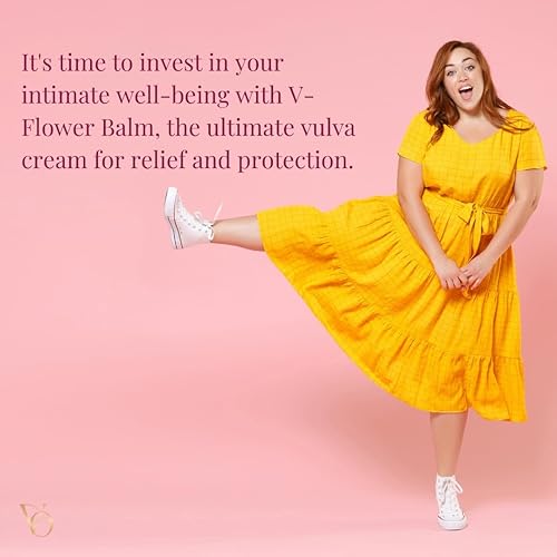 Miniatura 6 de V-Ology V-Flower Balm - Bálsamo orgánico vulva, alivia la sequedad femenina, picazón, enrojecimiento, ardor, olor, rozaduras e irritación,
