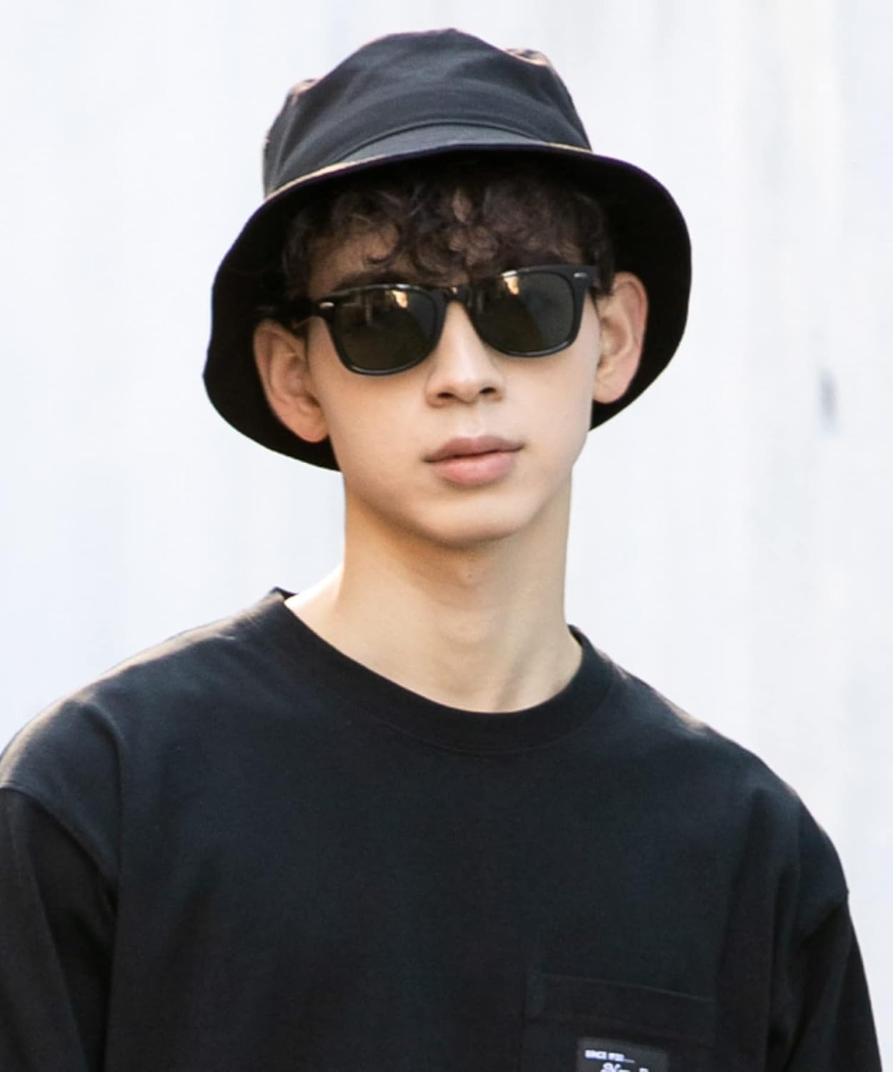 New Era BUCKET-01 BLK SWHT Cotton Bucket Hat, Black, Panama | Ubuy