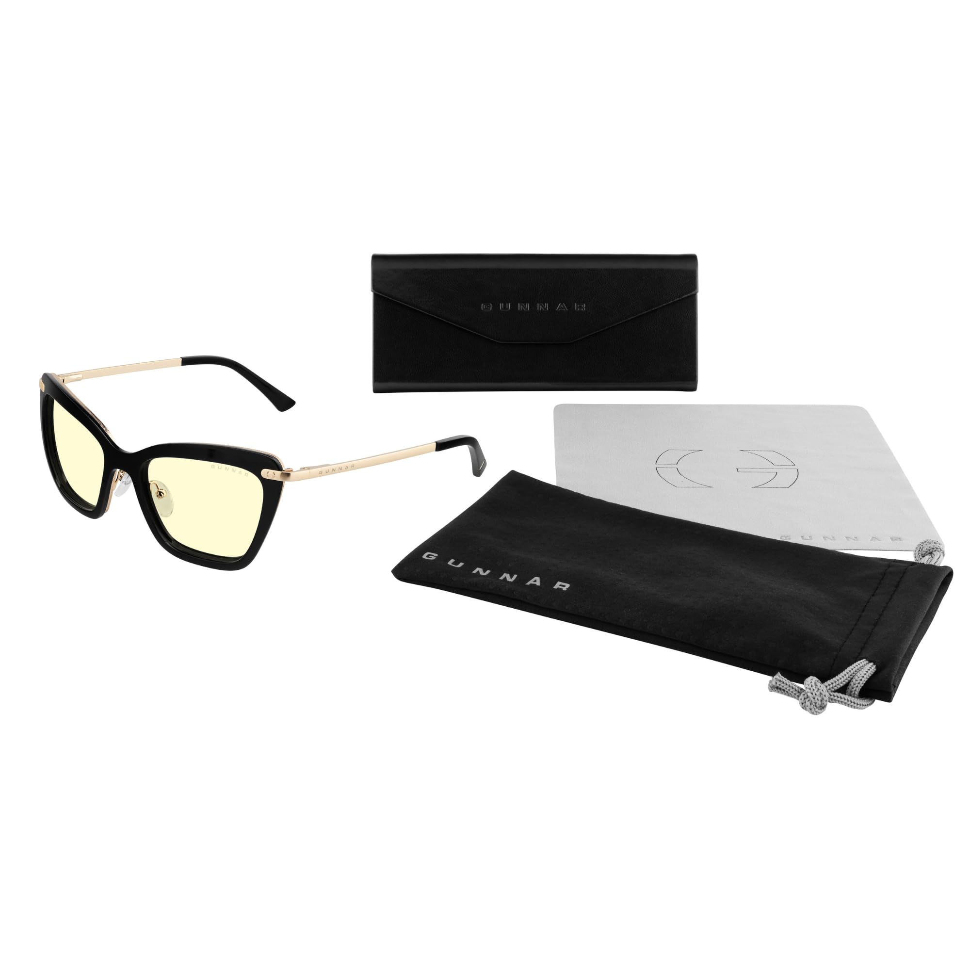 Gunnar Blaulichtfilter-Brille - Anna - Onyx - Amber