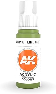 AK-Interactive 3rd Gen Acrylic Lime Green 17ml 11137 - Model Building Paints and Tools # AK1137